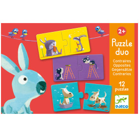 Puzzle duo PRZECIWIEŃSTWA DJ08162 DJECO