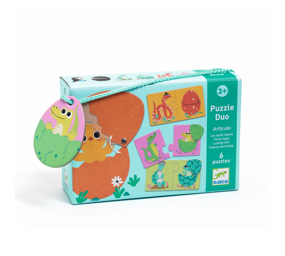 Puzzle duo ZABAWNE JAJKA DJ08193 DJECO