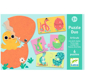 Puzzle duo ZABAWNE JAJKA DJ08193 DJECO