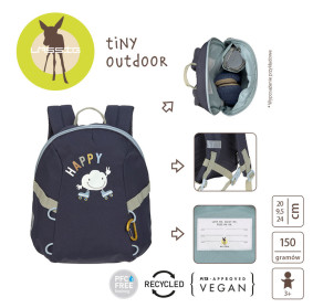 Lassig Plecak mini Tiny Outdoor Cloud dark blue