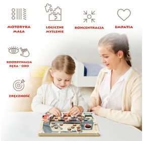 Naucz się segregować śmieci – edukacyjna układanka magnetyczna dla dzieci 36 mies.+ TOPBRIGHT