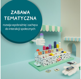 Lodziarnia zabawka matematyczna dla dzieci – gra edukacyjna Montessori 24 mies. + TOPBRIGHT