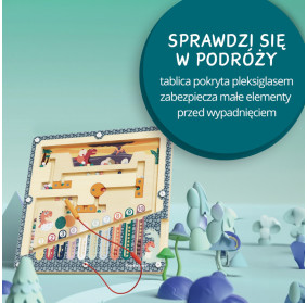 Jaja dinozaura zabawka magnetyczna dla dzieci – gra logiczna z rysikiem 36 mies.+ TOPBRIGHT