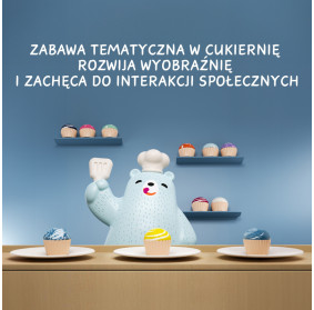 Głodny Miś Waga szalkowa dla dzieci – gra edukacyjna i nauka liczenia Montessori 36 mies.+ TOPBRIGHT
