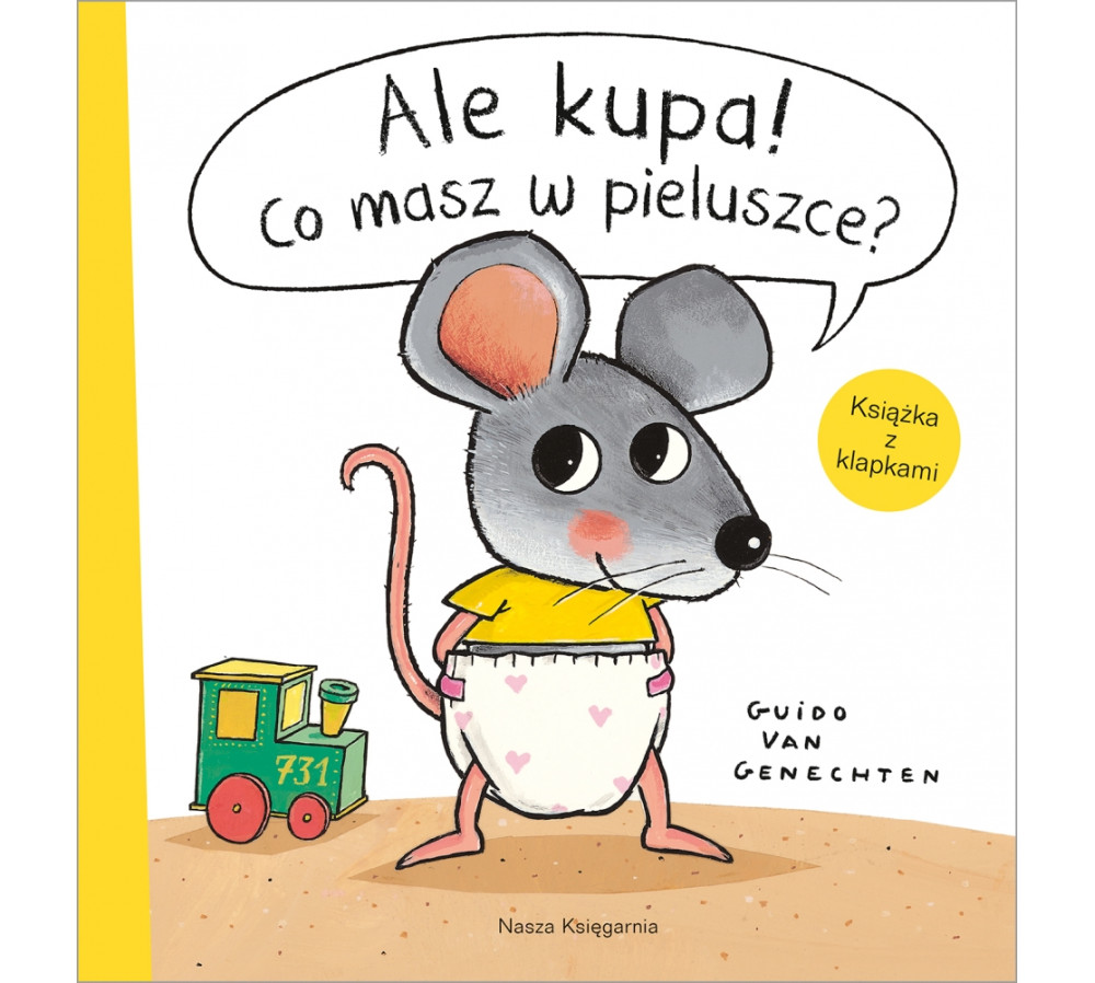 Ale kupa! Co masz w pieluszce?