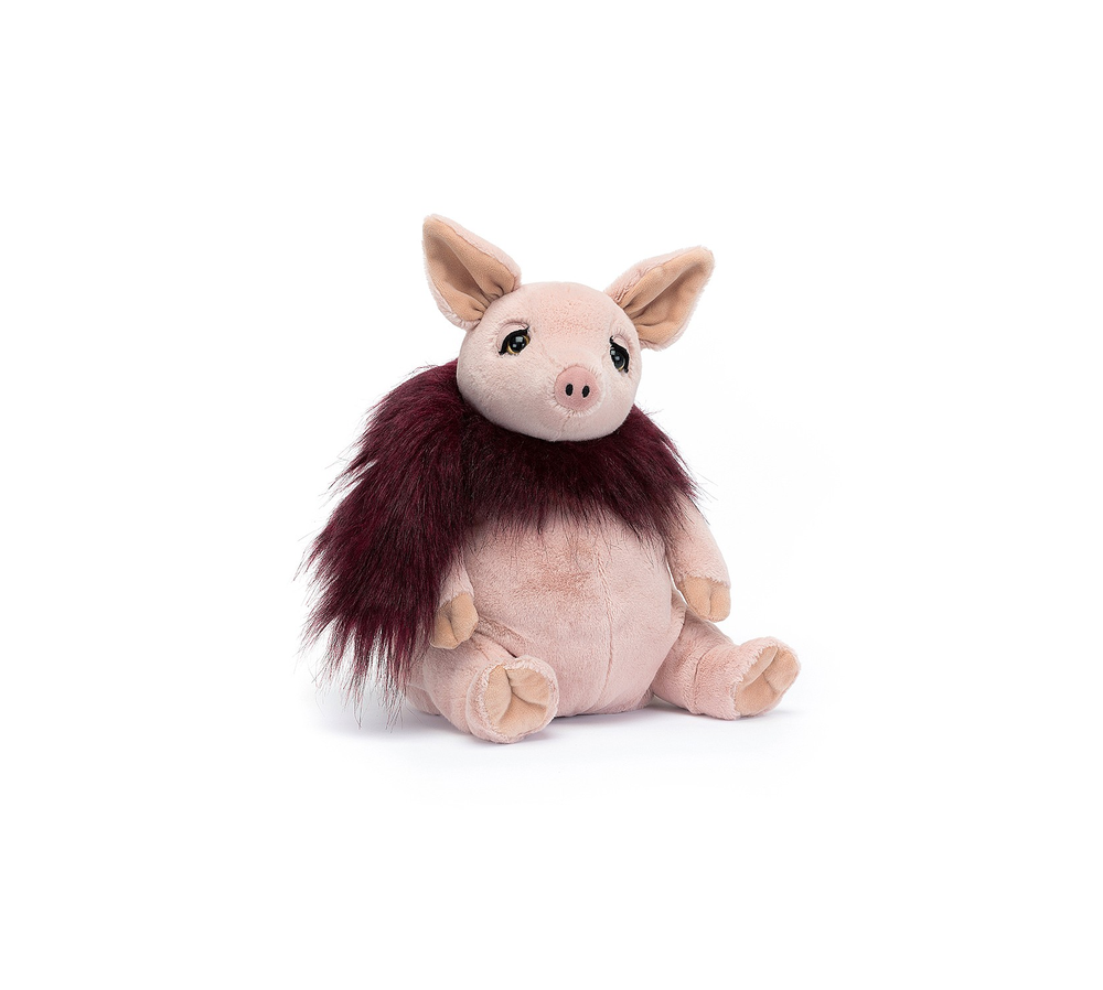 Świnka z Szalem Boa 28 cm, Jellycat