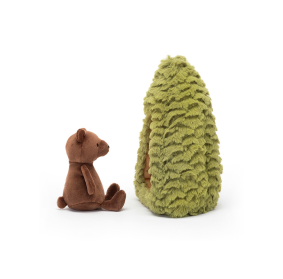 Leśny Domek Zielony Szałas Miś 19 cm, Jellycat
