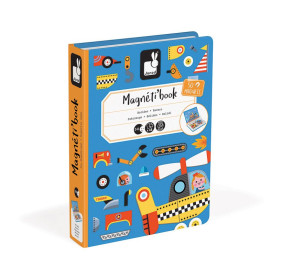 Magnetyczna układanka Pojazdy Magnetibook, Janod